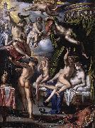 Mars and Venus Surprised by Vulcan. Joachim Wtewael